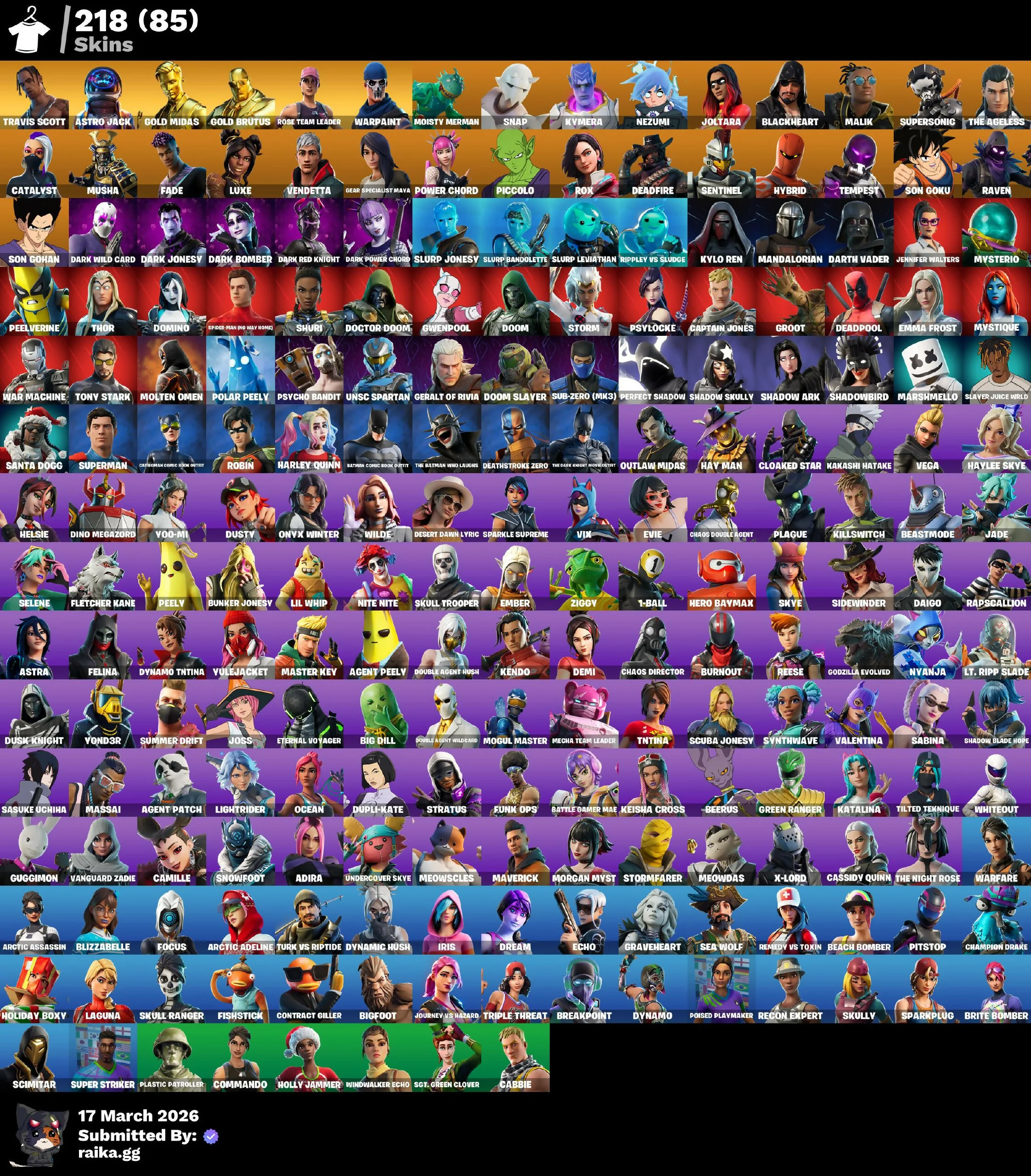 Fortnite Travis Scott Accounts