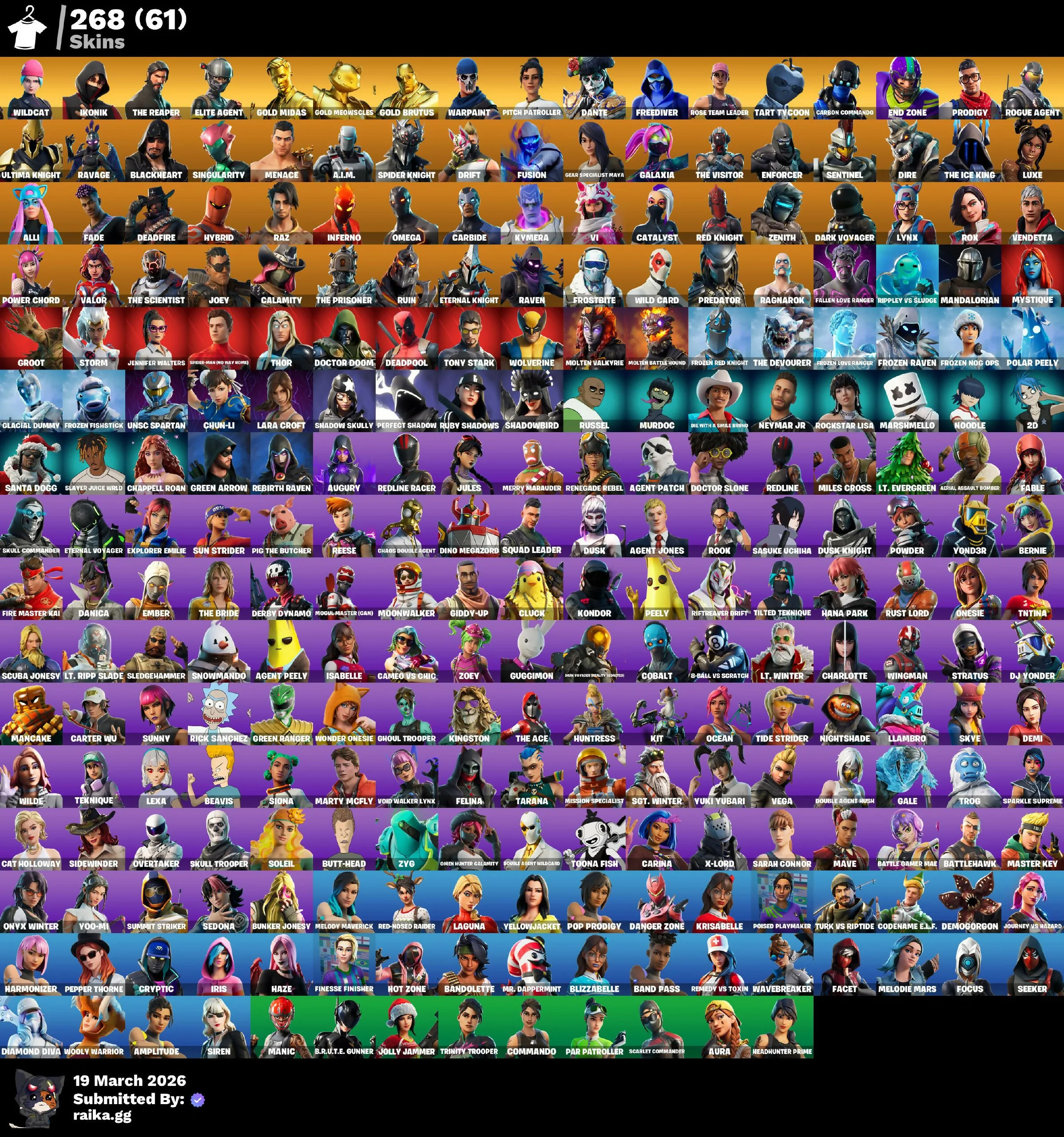 Fortnite Ikonik Accounts